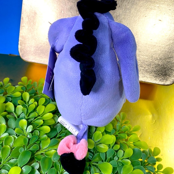 DISNEY STORE EXCLUSIVE VTG 90’s NWT WINNIE THE POOH EEYORE BABY PLUSH w/RATTLE - Picture 7 of 11